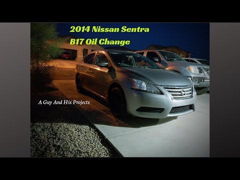 2013-2019 Nissan Sentra Oil Change (B17)