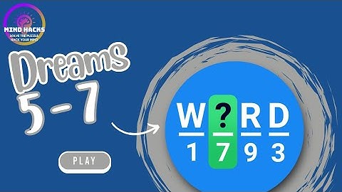 Figgerits: Dreams (Level 5 - 7) Walkthrough 