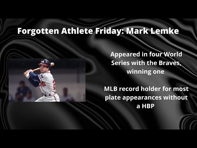 Forgotten Athlete Friday #41: Mark Lemke 