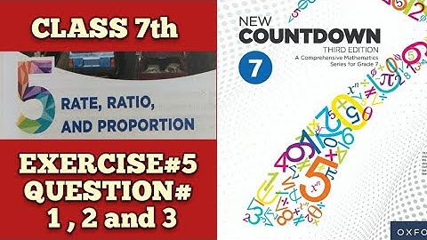 New Countdown third edition| Class 7th | CHAPTER 5 | EXERCISE 5 | QUES # 1,2 & 3 @LearningOnlineMath