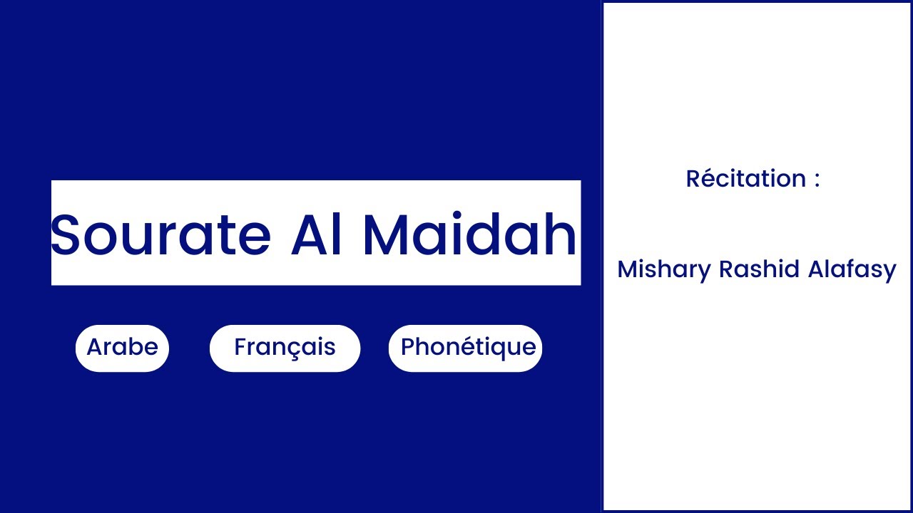 sourate-al-maidah-arabe-fran-ais-phon-tique-youtube