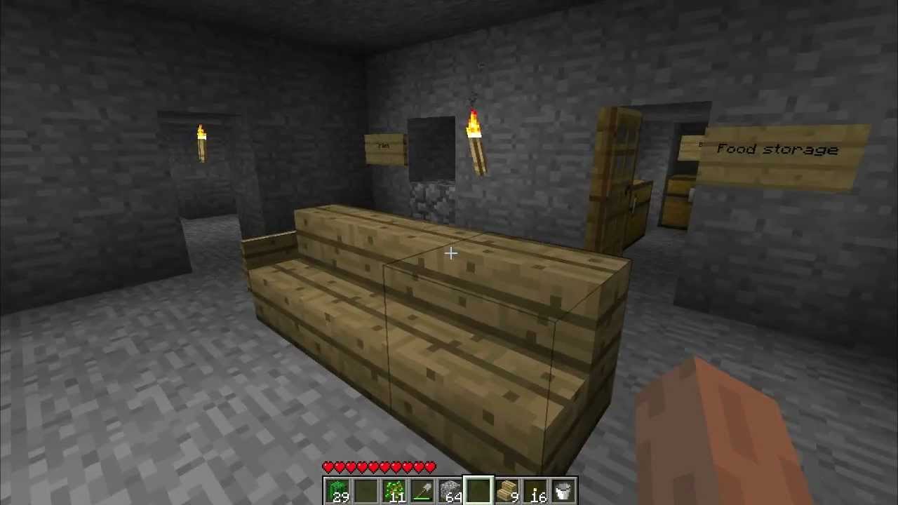 How to make a couch in minecraft YouTube