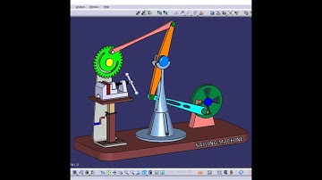 Beam Engine powered - Circular sawing machine