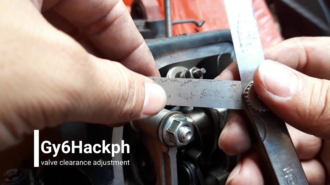 Pano mag adjust ng valve clearance Gy6 150 Easyride 150 rs YouTube