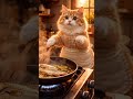 Cat is making fish and eating #cat #aiart #explore #cute #shorts #catstory #catliver