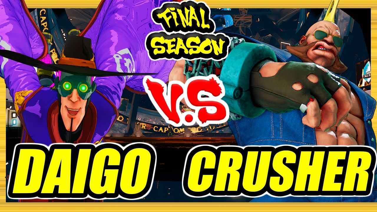 SFV CE 🔥 Daigo (F.A.N.G) vs Crusher (Birdie) 🔥 Ranked Set 🔥 Street Fighter 5