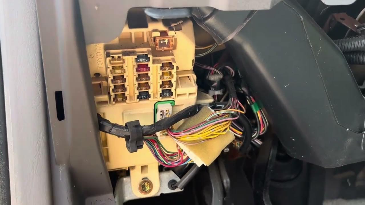 2002 Toyota Tundra Fuse Box Location - YouTube