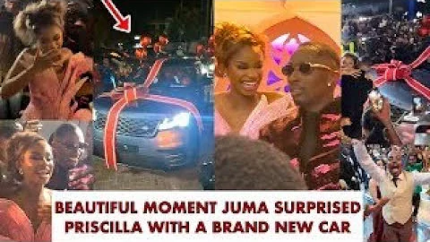 The Heartwarming Moment Juma Jux Gifts Priscilla Ojo a Luxury Car!