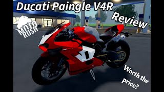 Reviewing the Ducati Paingle V4R on MotoRush!
