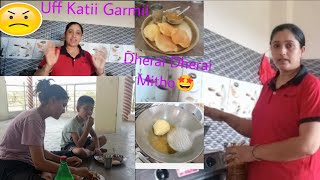 Xutti Ko Din Puri Sabji Banayera khadai 🫕🍲#dhakalfamilyvlogs #