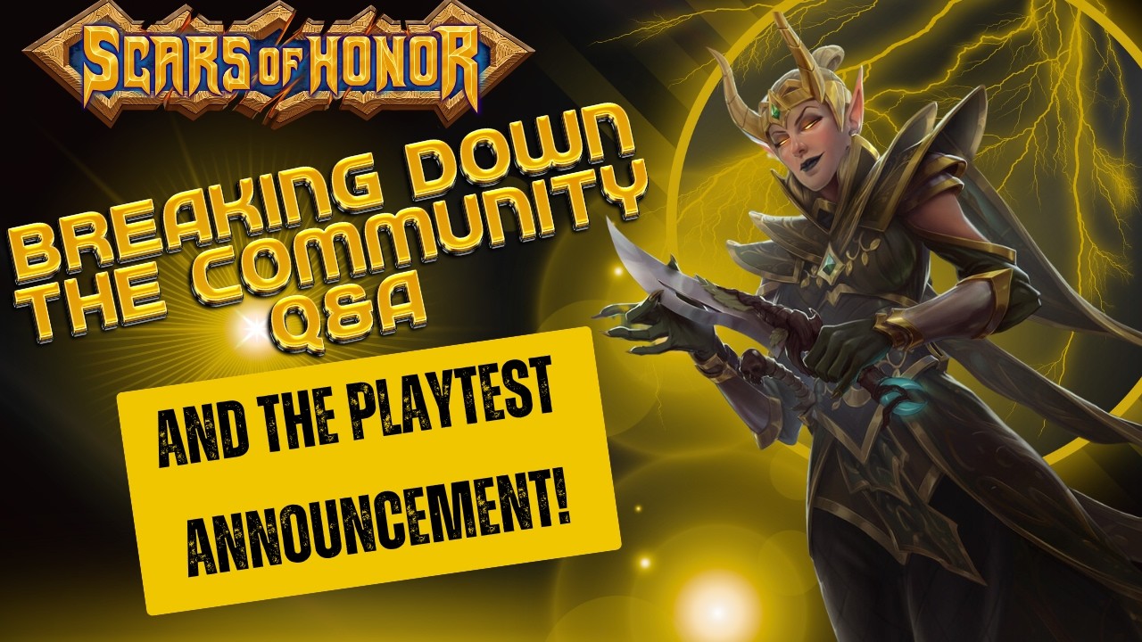 Breaking Down The Recent Scars Of Honor MMORPG Community Q&A | Spring 2026 Playtest Announced