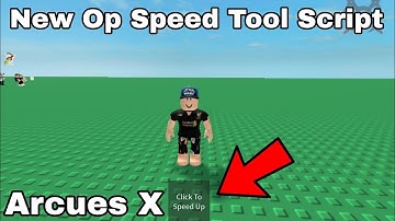 Arceus X Op Speed Tool Script 🔥