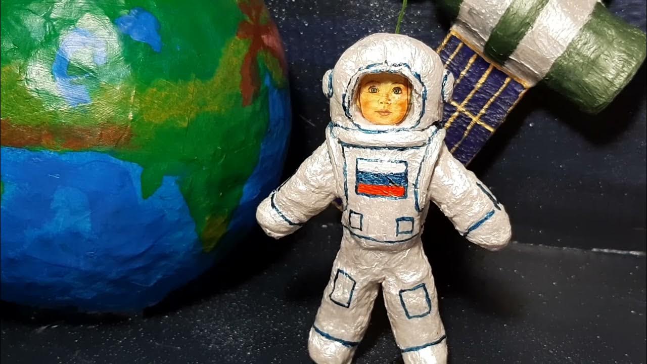Поделка ко дню космонавтики космонавт