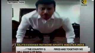 Rajyavardhan Singh Rathore's fitness challenge for Indians