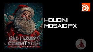 HOUDINI:  MOSAIC FX #houdini, #vfx, #simulation #random