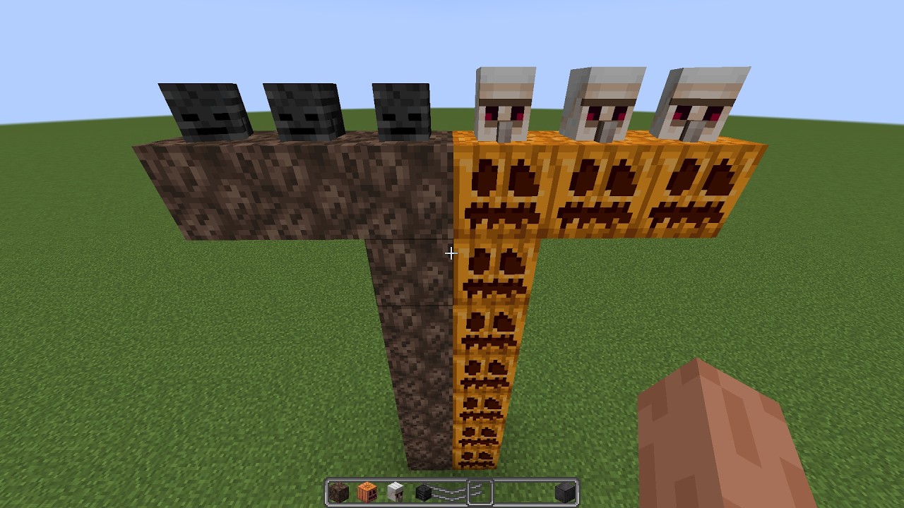 what if you create a Double Golem Wither Guard in MINECRAFT - YouTube