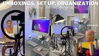 MY OFFICE MAKEOVER AS A YOUTUBER IN JAMAICA (tech, lighting, Amazon must-haves, shein, audio,editing
