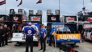 NASCAR Truck Series Hauler Parking at Daytona in 4k!