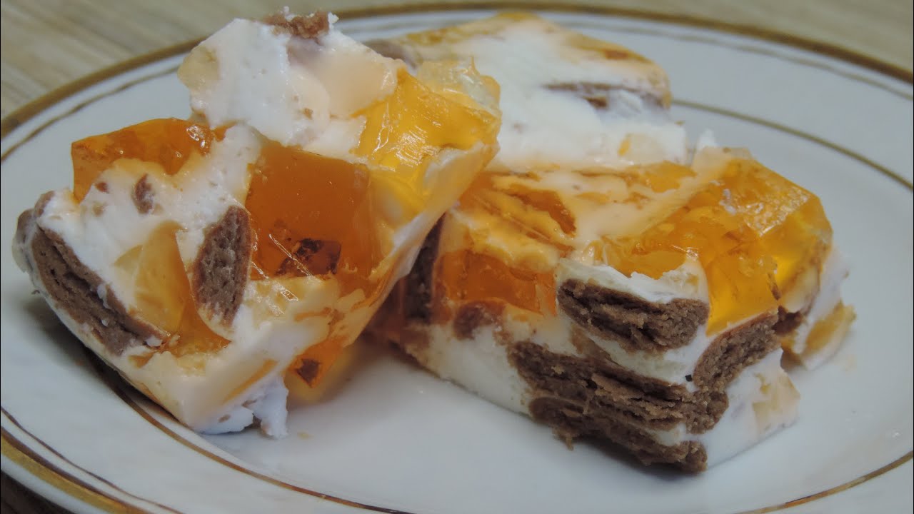 Найшвидший десерт,що я готувала.Чудовий.Бите скло.Рецепт українською,желе