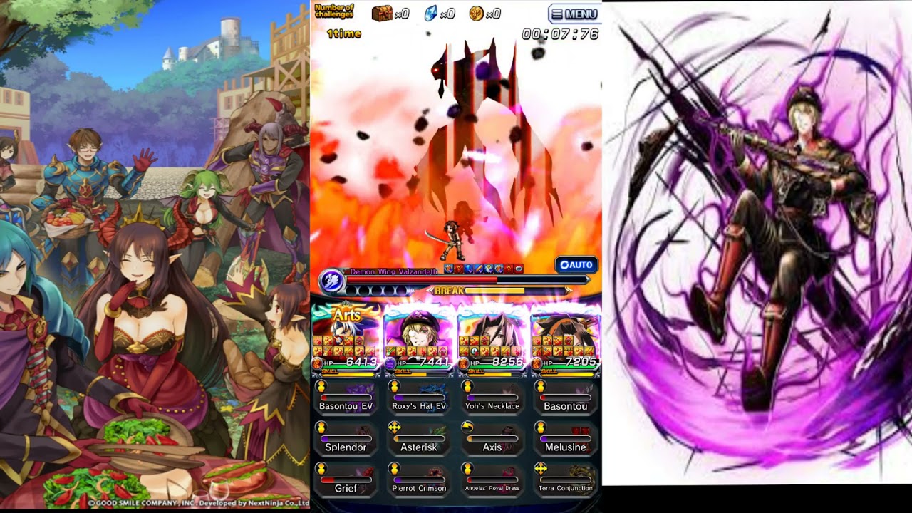 Grand Summoners Training Takedown Nuke Youtube