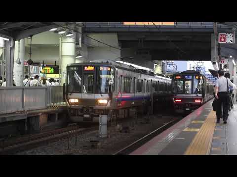 【JR西日本】近ヒネ223系2500番台HE429編成＋近ヒネ225系5000番台HF428編成 関空・紀州路快速天王寺行き  大阪発車