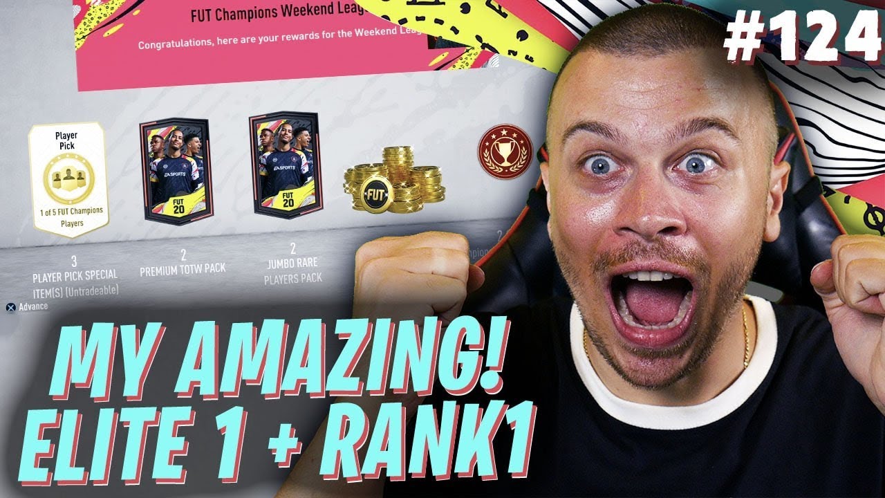 FIFA 20 MY AMAZING ELITE 1 FUT CHAMPIONS & RANK 1 DIVISION RIVALS ...