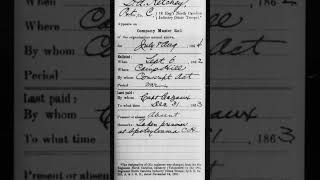 My Great Great Great Grandfathers Civil War Muster Roll Of David A Ketchey