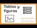 Aprende a aplicar estilos a tablas y figuras con APA 6ta edicion