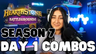 Top 5 Day 1 Combos to Try in Hearthstone Battlegrounds Season 7!