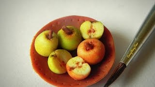 Miniature Apple Tutorial-Polymer Clay