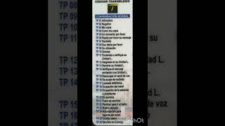 Cod tTrasmilenio SITP