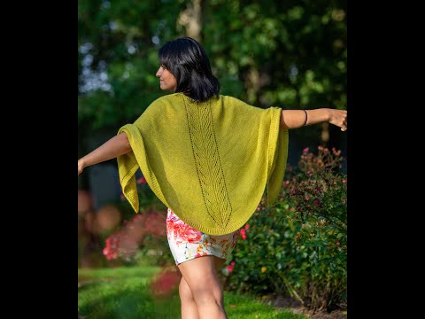 Twisted k2tog - Valdís Shawl tutorial