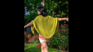 Twisted k2tog - Valdís Shawl tutorial