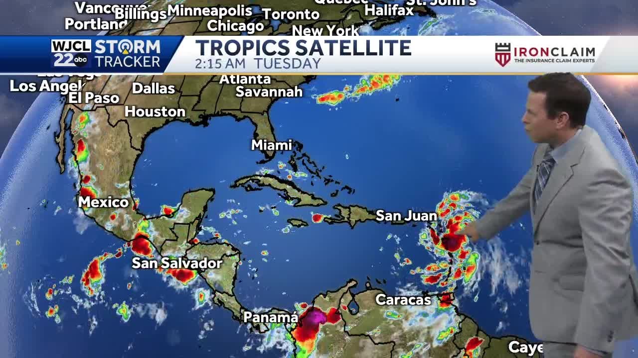 Tracking Tropical Storm Ernesto - YouTube