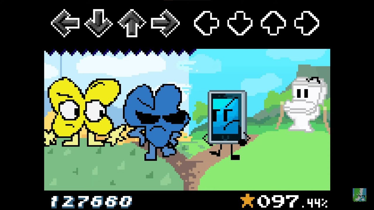 Friday Night Funkin': Cross Console-Clash but it's a Four and X VS MePhone4 and Toilet Cover