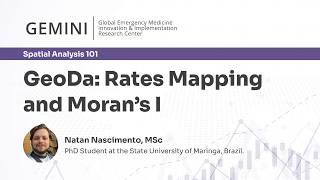 Spatial Analysis 101 | Session 03: GeoDa - Rates Mapping and Moran’s I