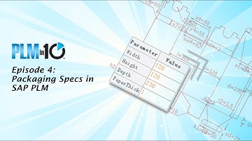 PLMin10 -  EP04: Packaging Specifications in SAP