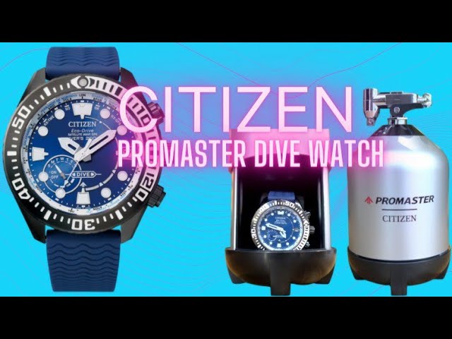 Detailed Wave look at GPS YouTube Citizen the Satellite CC5006-06l Diver -