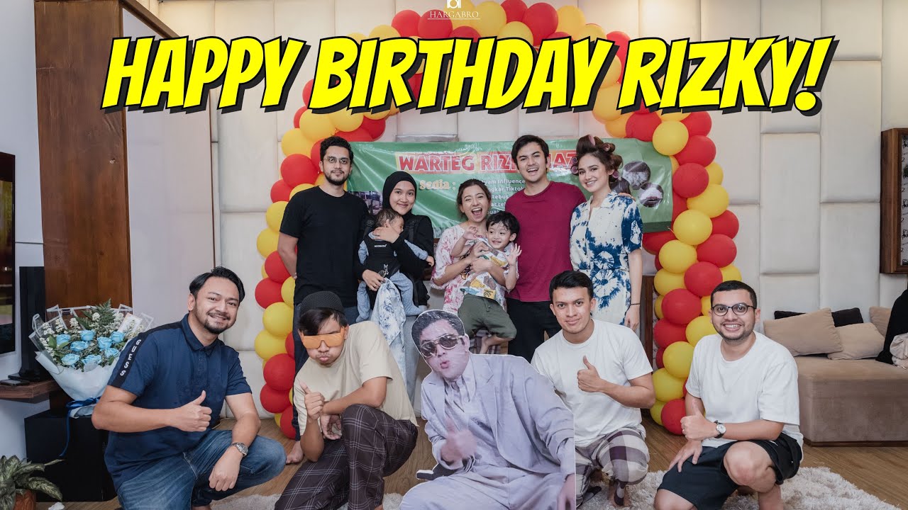 SURPRISE BIRTHDAY RIZKY! Ultah tema warteg??