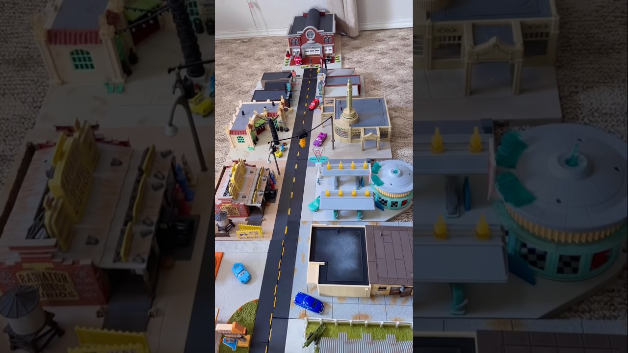 Mattel Disney Cars Precision Series Radiator Springs Layout 