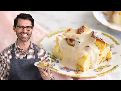 Video: Pfirsiche Und Cream Bread Pudding
