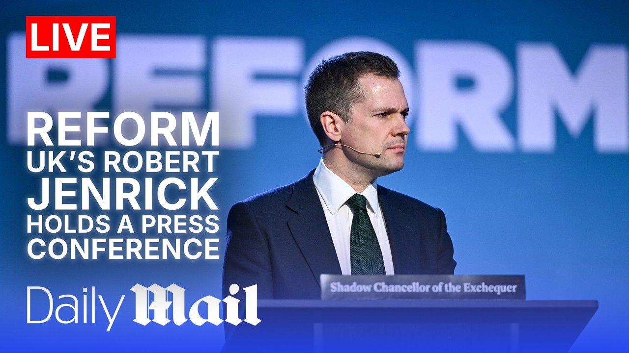 LIVE | Reform UK’s Robert Jenrick holds a press conference