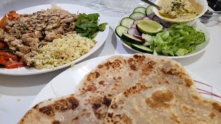 Customize Your Own Shawarma Roll Platter| Shawarma Platter Recipe