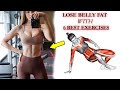 LOSE BELLY FAT WITH 6 BEST EXERCISES AT HOME | Gym Workout Motivation