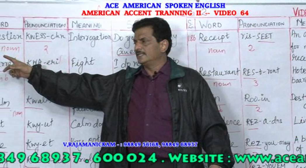 AMERICAN ACCENT TRAINING INSTITUTE IN CHENNAI TRAINING II 064 PH