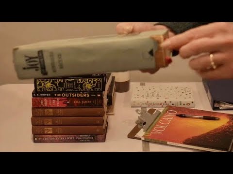 ASMR - Bookstore RP with Book Sorting/ Footsteps Around Your Ears - Softly Spoken