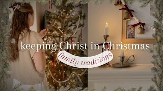 Creating a simple, cozy, and Christ-centered Christmas season🕯️