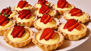 Tartlets. Tart recipe. Dessert