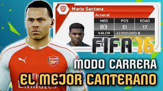EL MEJOR CANTERANO de la HISTORIA de Modo Carrera - FIFA 16