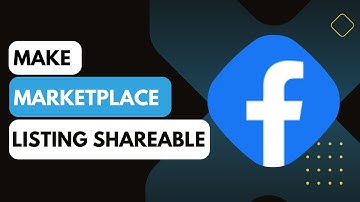 How To Make Facebook Marketplace Listing Shareable !
